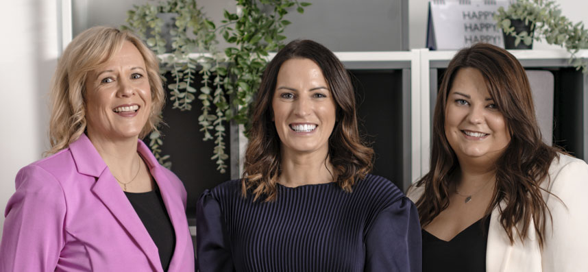 Joanne MacAngus, Nicola Alexaner and Stephanie Gillespie of Bethan Customs Consultancy