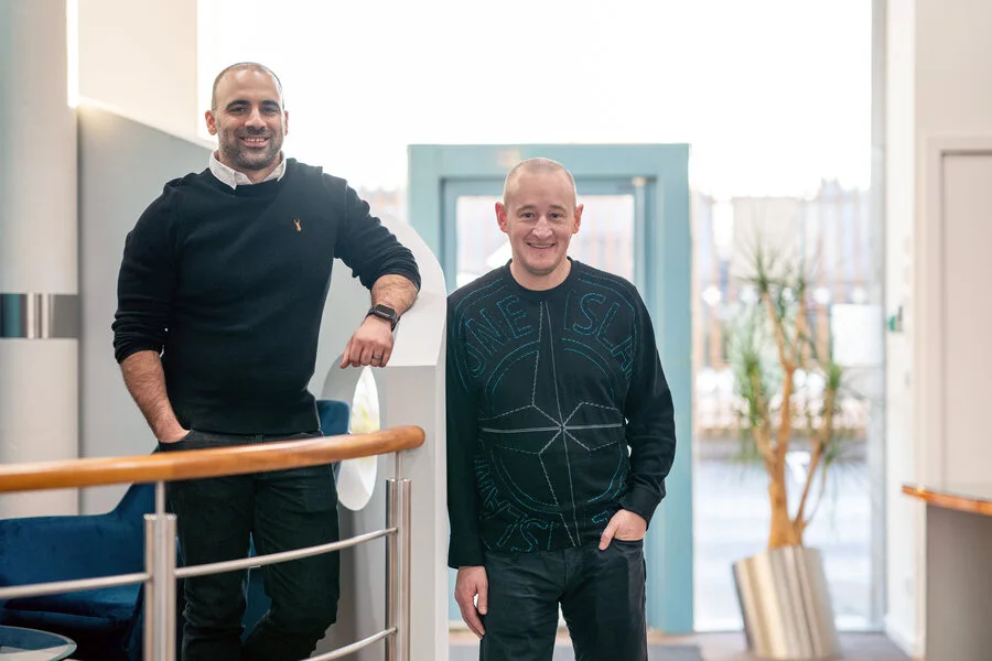 COMET CEO Mark Rushton (left) and Arrash Nekonam (right)