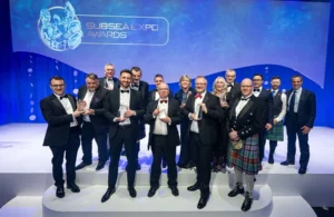 Winners of the 2024 Subsea Expo Awards held in February 2024