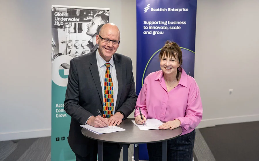 Neil Gordon, GUH and Suzanne Sosna, Scottish Enterprise