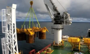 Subsea template installation for Halten East. Photo-Equinor