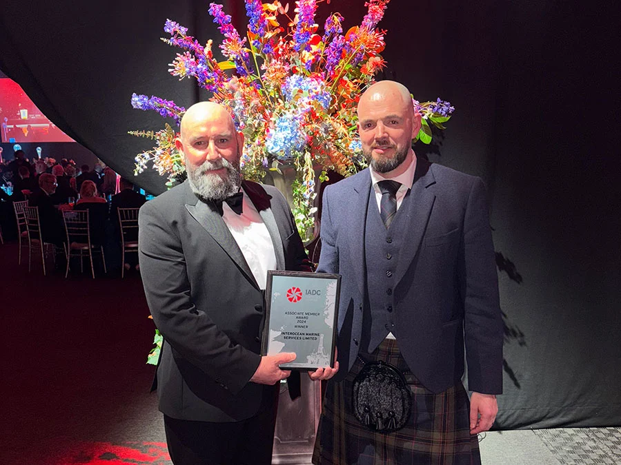 Interocean's Steven Henderson, Manager of Remote Inspections, and Alex Reid, Chief Operating Office