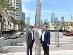 (L-R) Karthik Elango, Robert Dalziel, and Janko Bukovcan