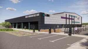 An artist's impression of the Energy Transition Skills Hub in Aberdeen which benefits from Regional Skills Hub funding.