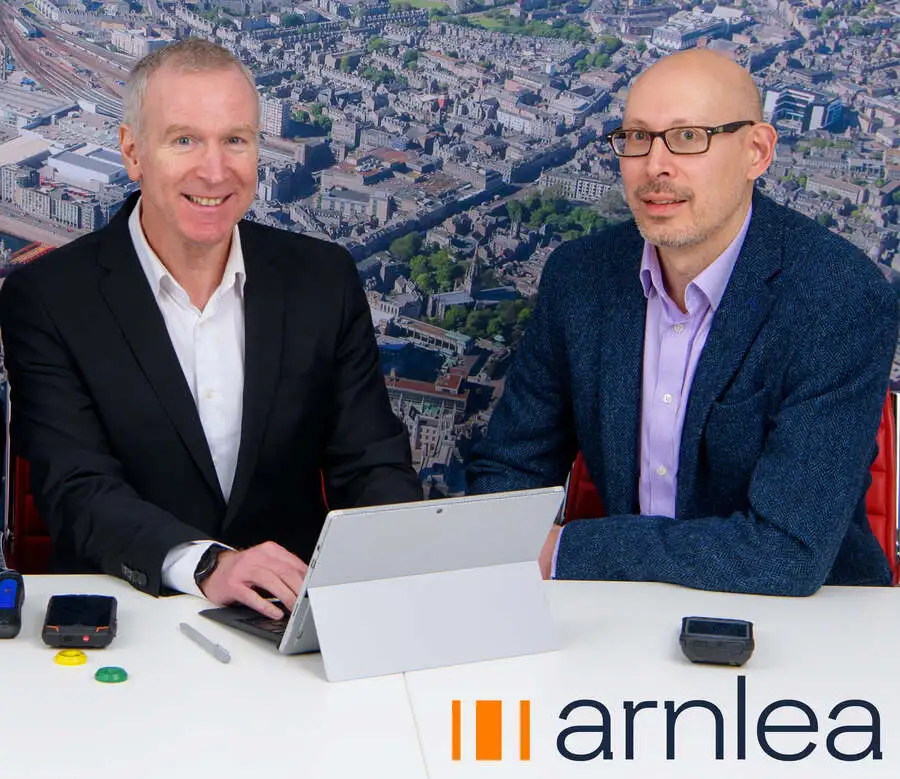 L-R - Allan Merritt (CEO), Jeremy Lai(CFO) - Arnlea