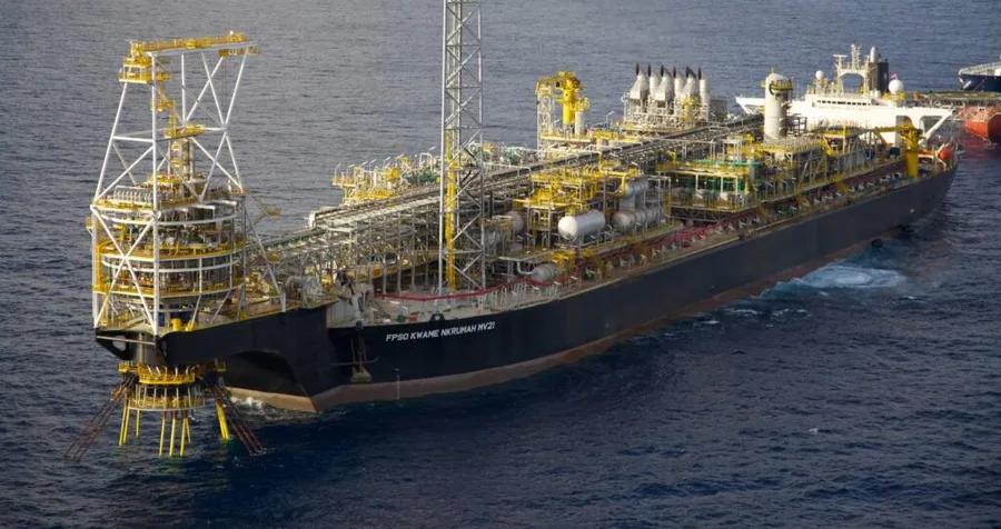 FPSO Kwame Nkrumah on the Jubilee field, Source -Kosmos