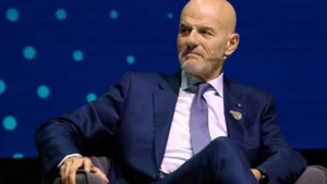 Claudio Descalzi, Eni’s chief executive said ‘the [energy] transition has been super useful’ in allowing him to start to delink Eni’s future from volatile oil prices Samsul Said Bloomberg