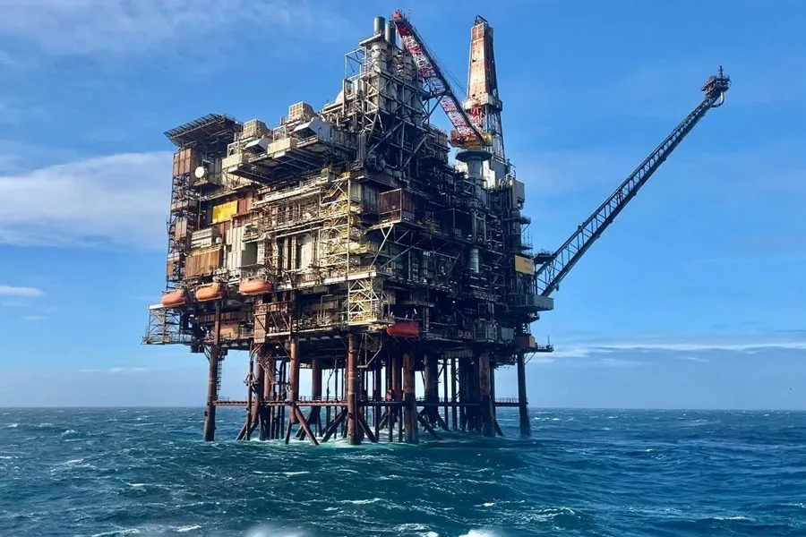 Taqa UK's Brae Alpha platform in the North Sea Photo - TAQA UK