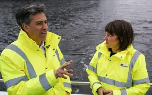Ed Miliband, pictured with Rachel Reeves, is considering weakening his ban on North Sea drilling Credit- Ian Forsyth Getty Images Europe