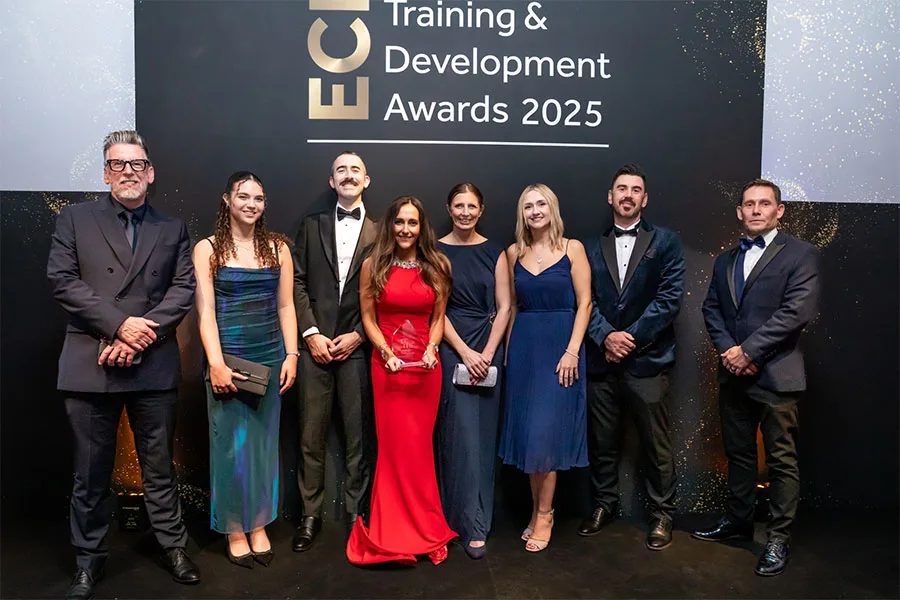 Bilfinger UK won large employer of the year at the ECI Awards in London