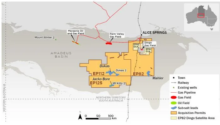 Northern Territory sub-salt exploration permits - EP82, EP112 and EP125