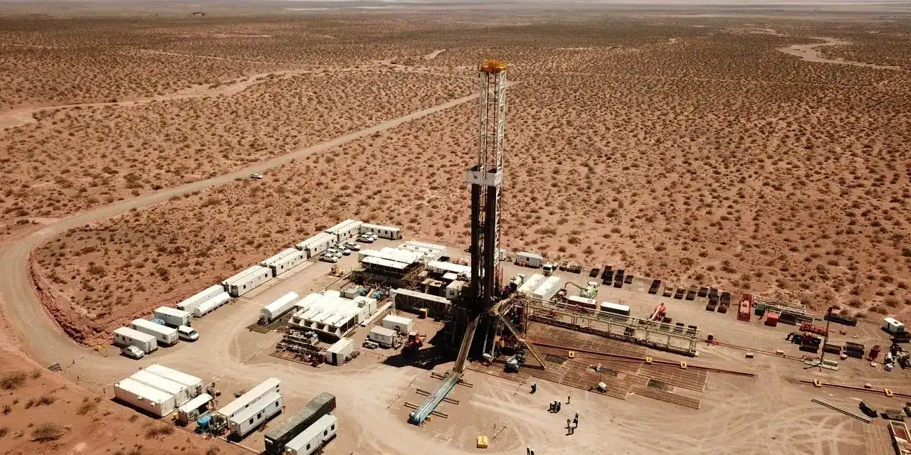 The Bandurria Sur production site in the Vaca Muerta