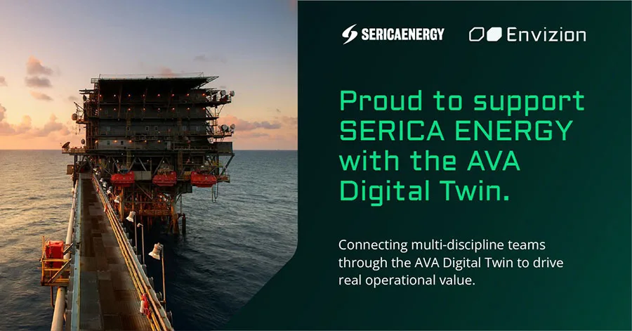 Envizion Awarded AVA Digital Twin Contract by Serica Energy