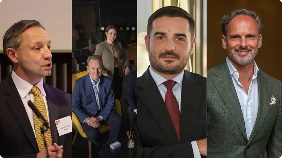 From-left-to-right-Jonathan-Brearley,-David-Clarke-and-Graceann-Robertson,-Aristotelis-Chantavas,-Martijn-Hagens