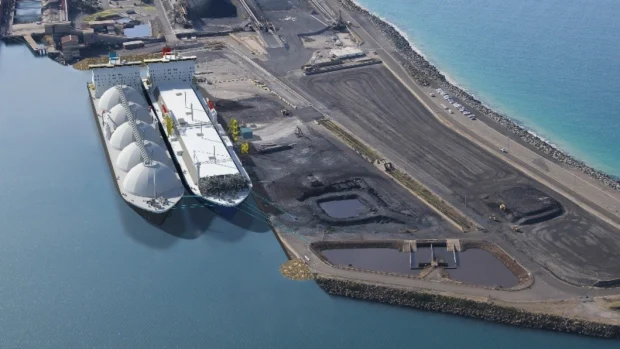 Squadron has built the onshore part of the Port Kembla LNG import terminal in NSW but has yet to sign up customers.