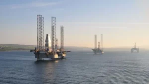 North Sea Oil and Gas Rigs