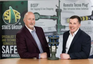Patriot International managing director Myles M Campbell (left) and STATS Group’s Ryan Holt, General Manager UK & Europe