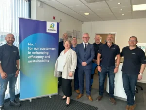 L-R: Dave Ridley, Sue Rice (front), Neil Stuchbury (Back),Matthew Peek-Vout, Darren Clement, Ian Barry, Karl Daniel, and Andy Young