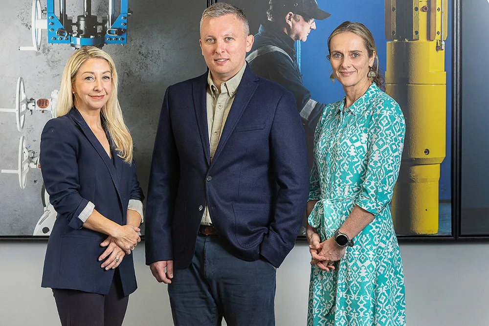 nity makes senior leadership appointments to support growing demand, including Aimée Tennant as Head of Marketing, Francis Newbatt as Technical Sales Manager, Gillian King as Sales Director (left to right) and Catherine Bain, Finance Director.