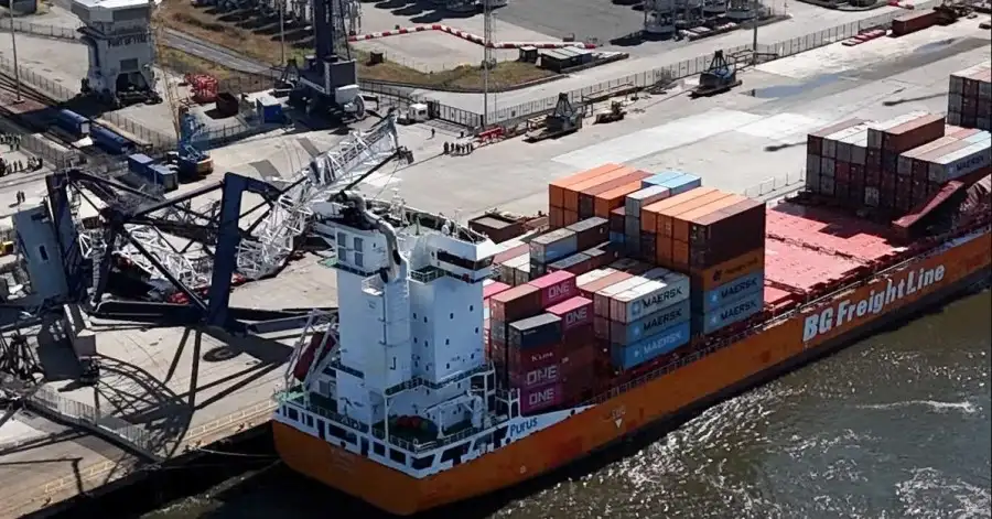River Tyne crane incident LIVE: Updates after ship involved in collision at Port of Tyne