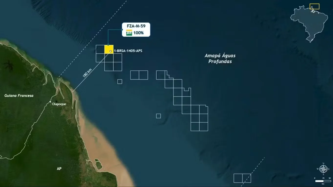 Petrobras discovers deepwater hydrocarbons offshore Amapá