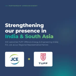 JCE and TUFF Announce Strategic Partnership to Expand Hazardous Area Engineering Support Across India and South Asia